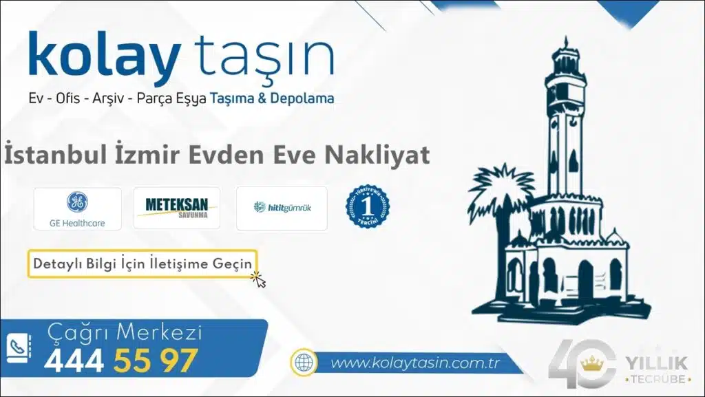 istanbul izmir evden eve nakliyat kolaytaşın