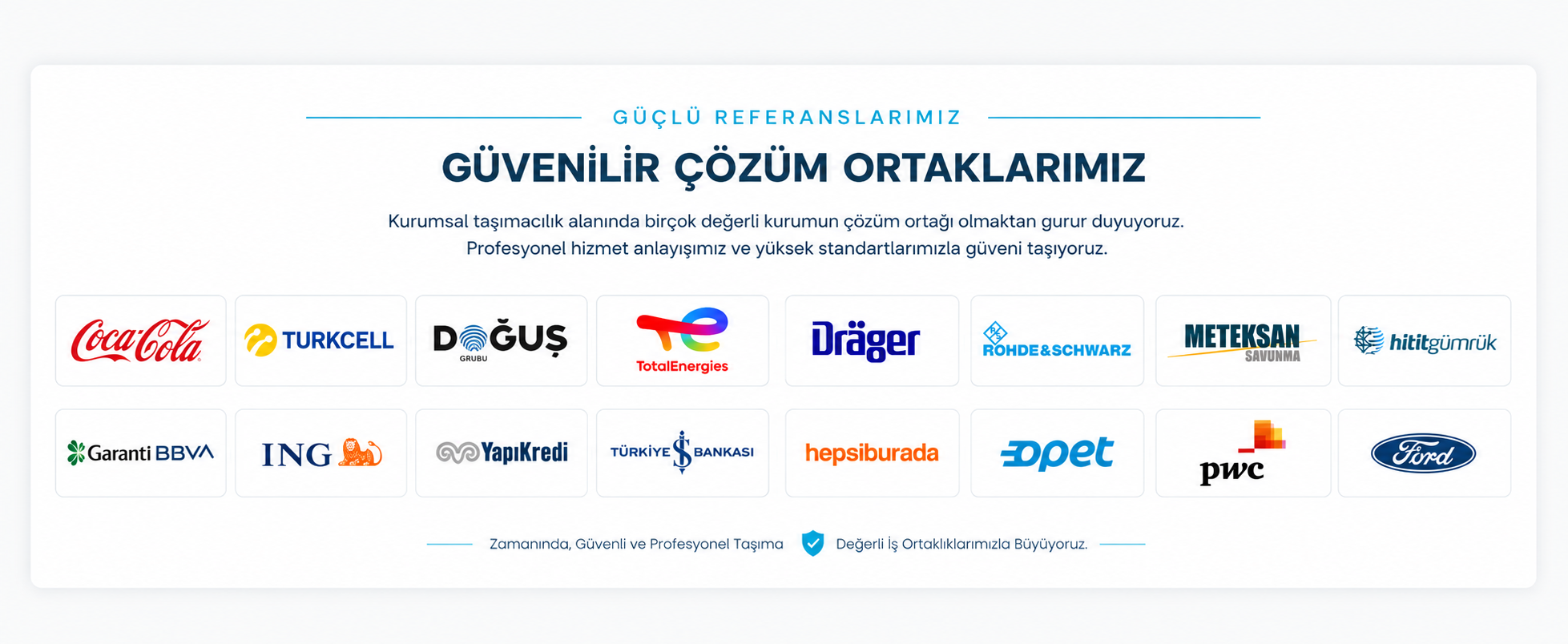 kolay taşın kurumsal referanslar